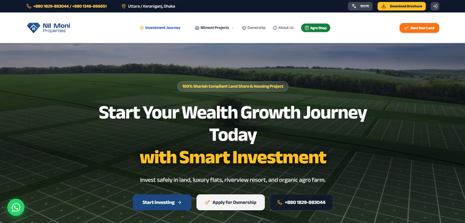 Nilmoni Realestate Website